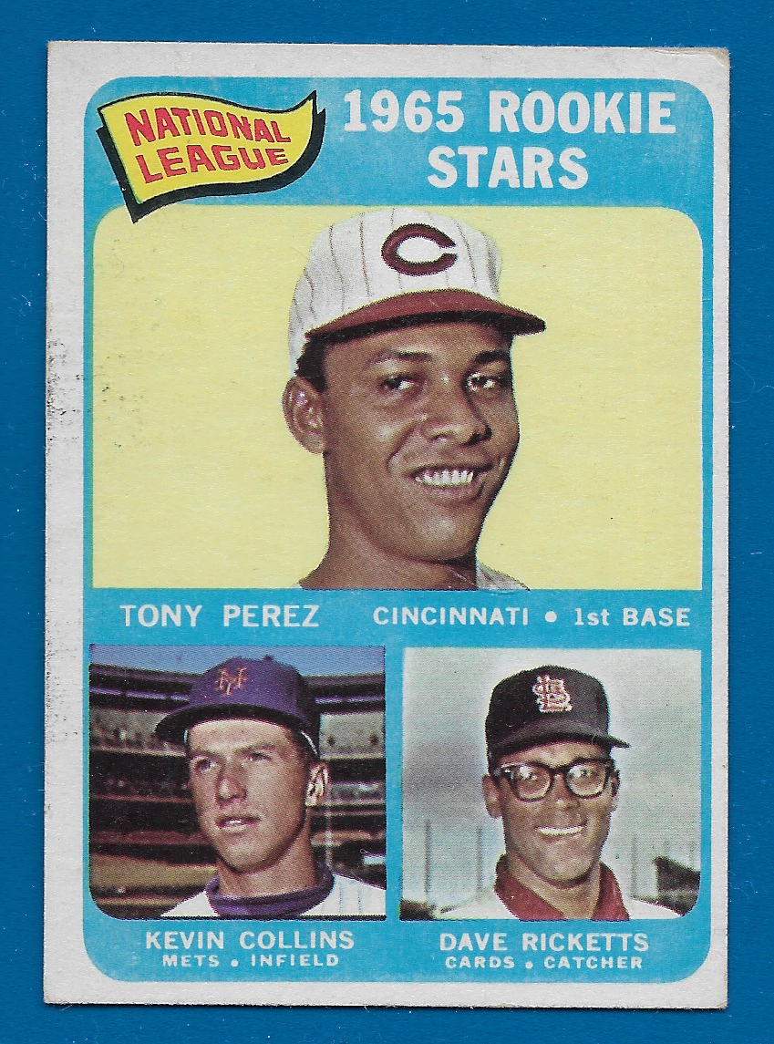 1965 Topps Tony Perez rookie card