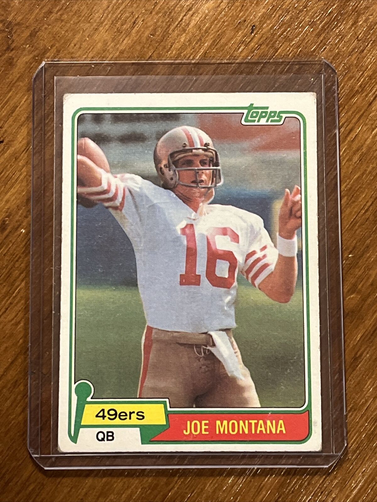 Joe Montana rookie card