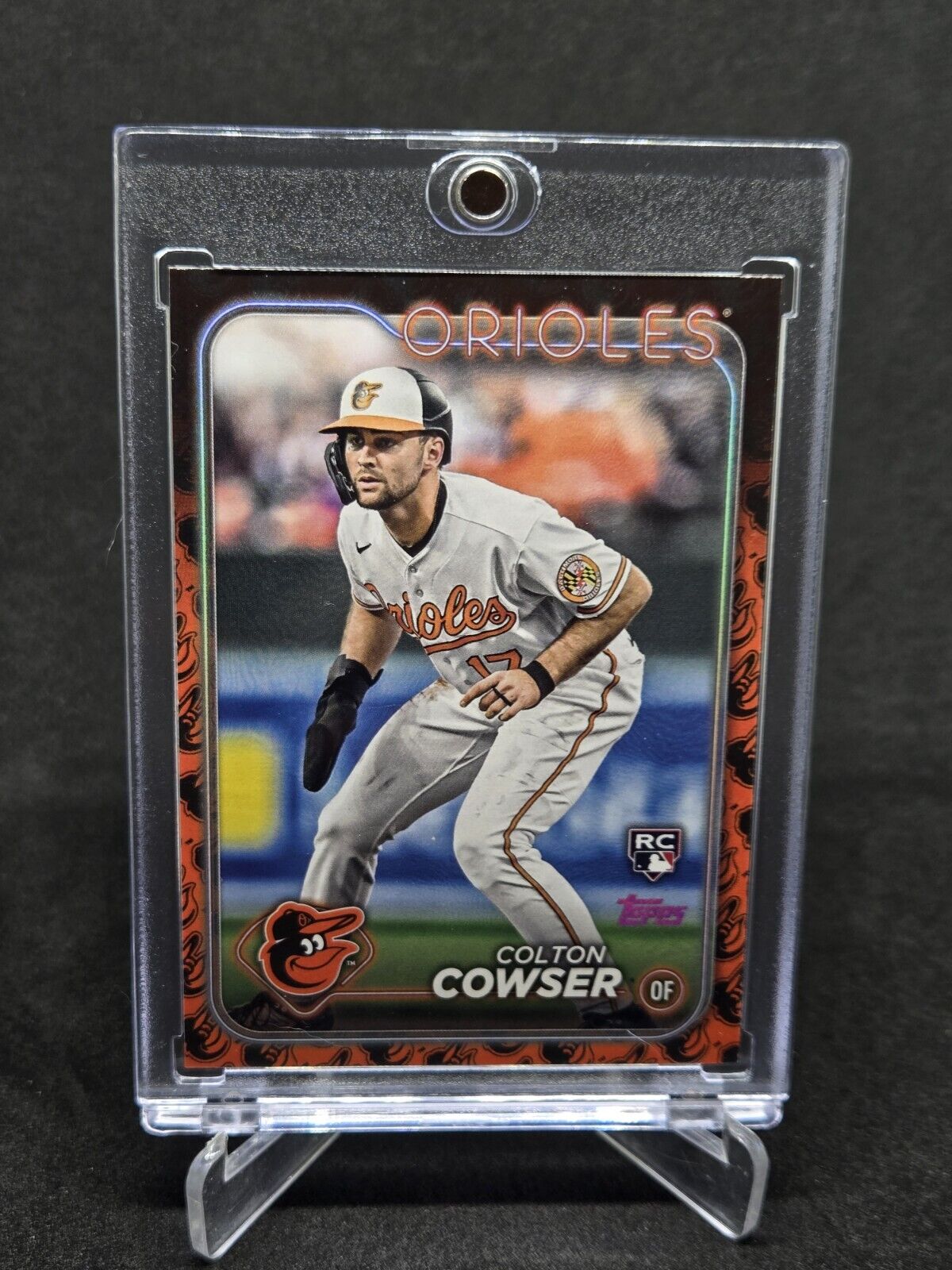 2024 Topps Series 1 Colton Cowser Team Color Foil rookie card