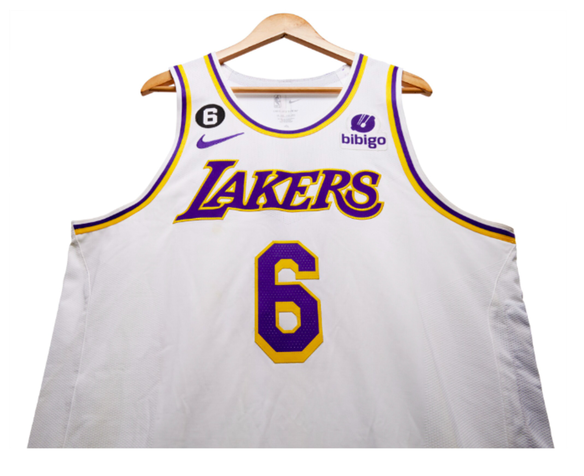 LeBron James Los Angeles Lakers Game Worn Jersey | LeBron Scores 38,000 Points