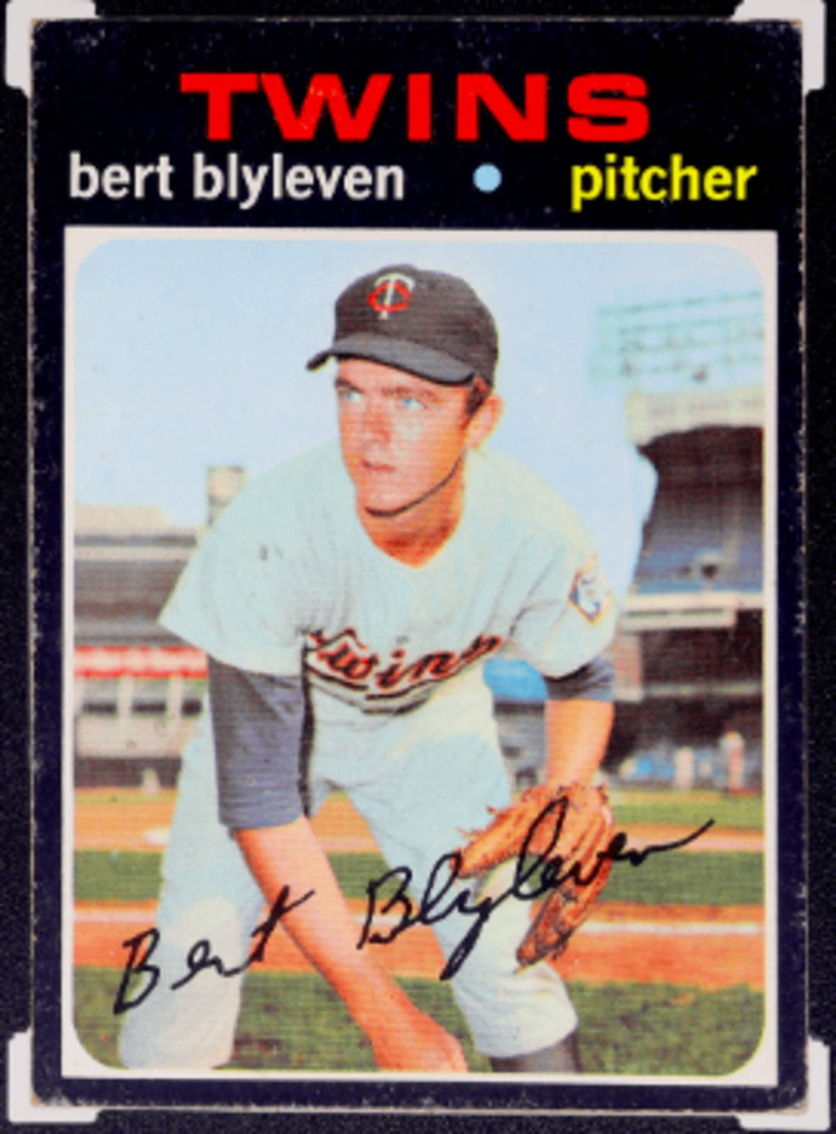 1971 Topps Bert Blyleven rookie card