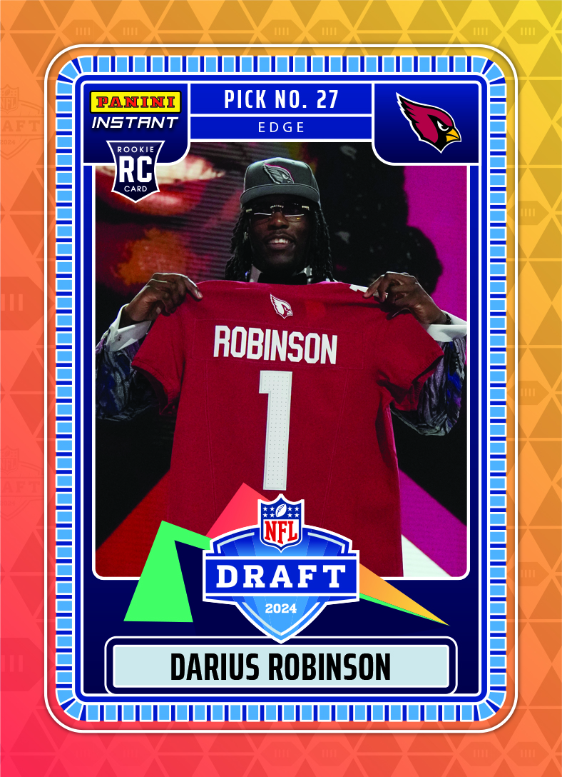 2024 Panini Instant Darius Robinson rookie card