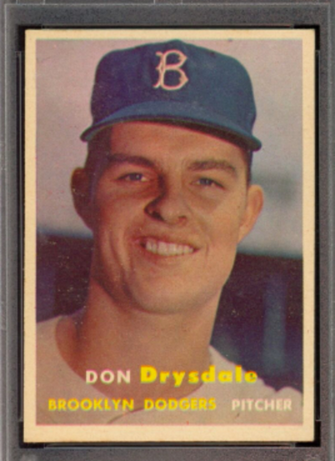 1957 Topps Don Drysdale rookie card