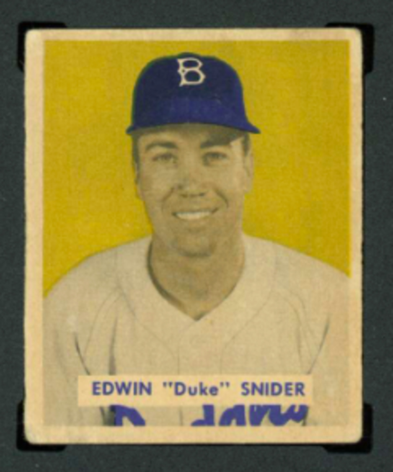 1949 Leaf Duke Snider rookie card