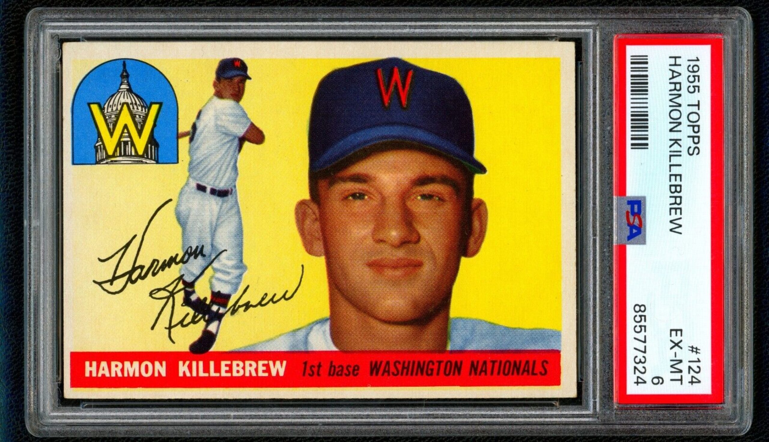 1955 Topps Harmon Killebrew rookie card