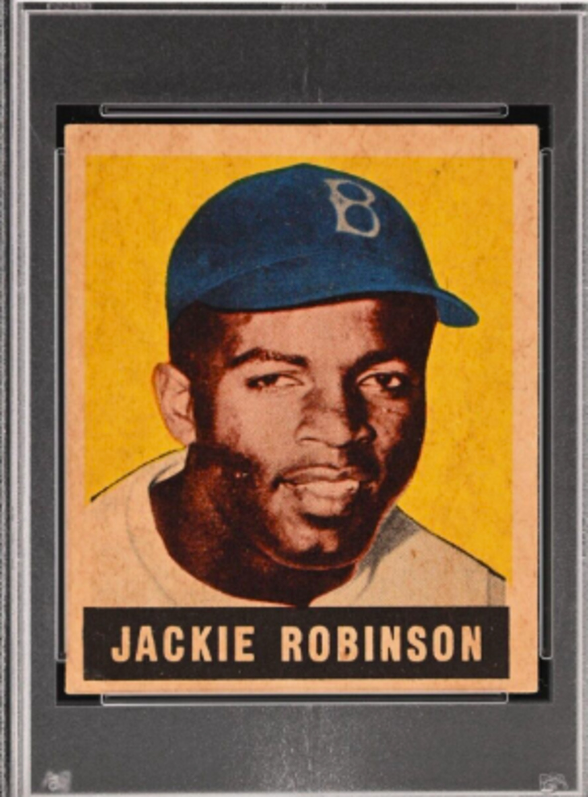 1948 Leaf Jackie Robinson rookie card