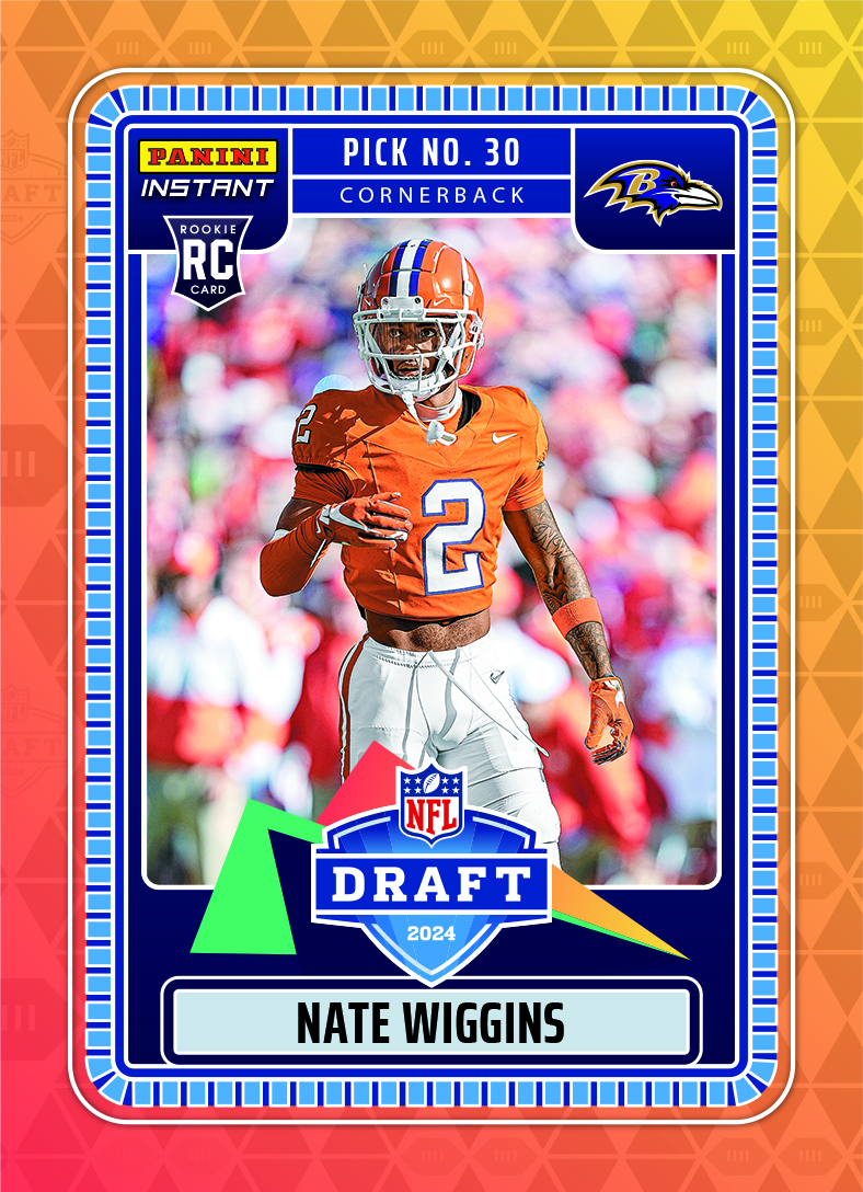 2024 Panini Instant Nate Wiggins rookie card