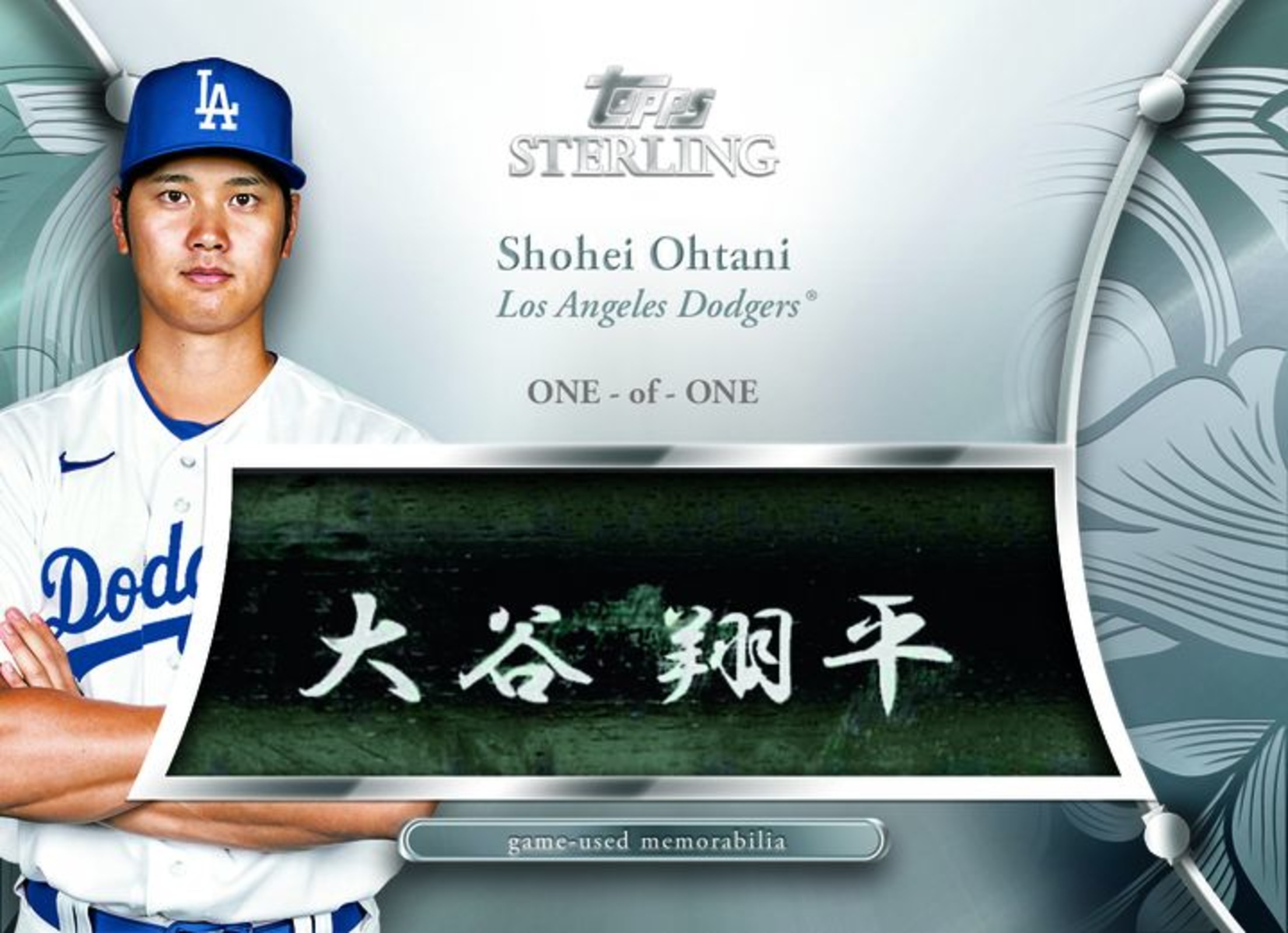 2024 Topps Sterling Shohei Ohtani Bat Nameplate 1/1