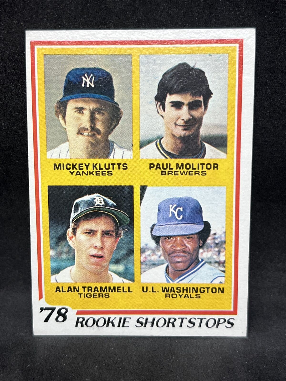 1978 Topps Paul Molitor rookie card