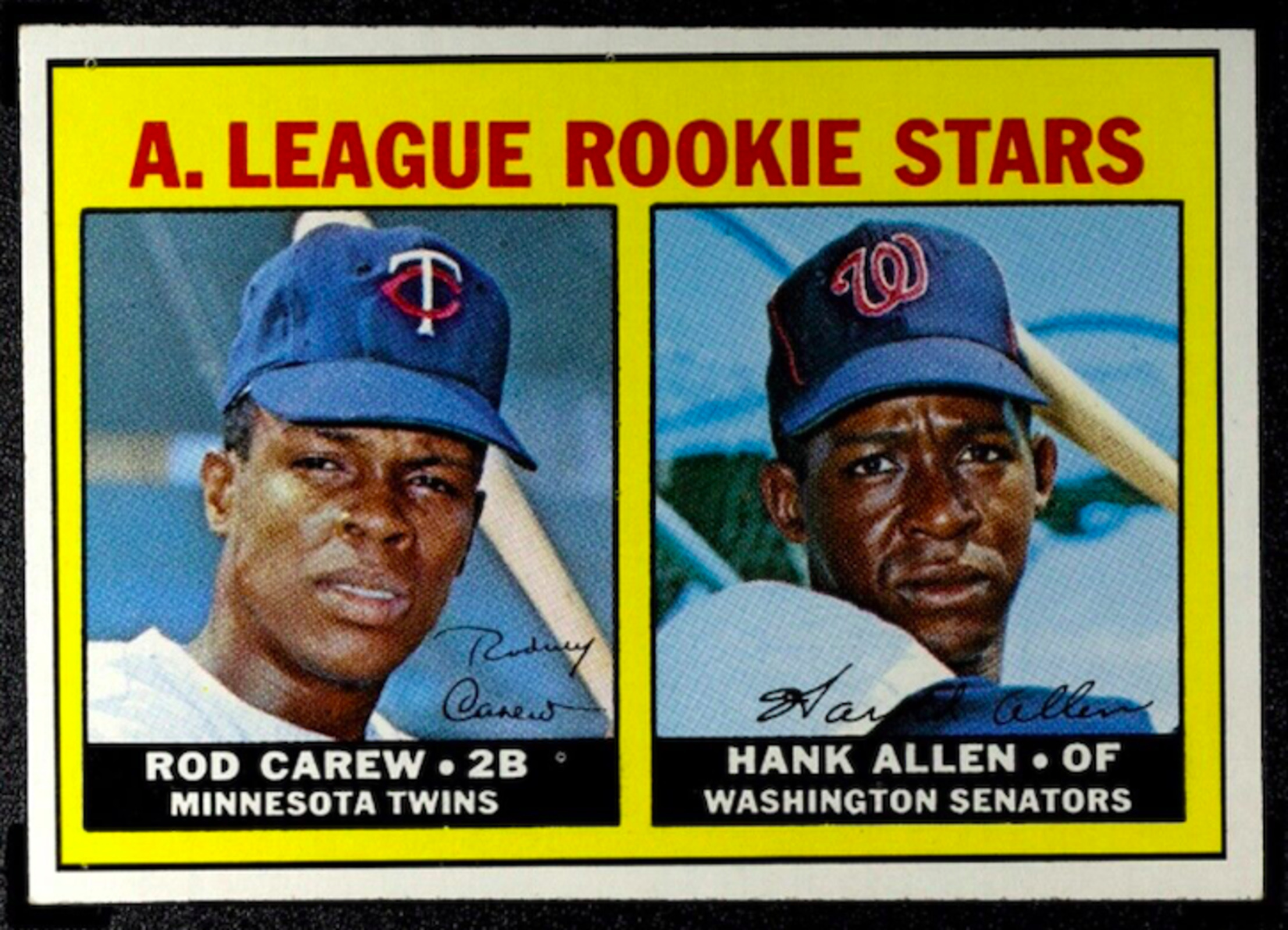 1967 Topps Rod Carew rookie card