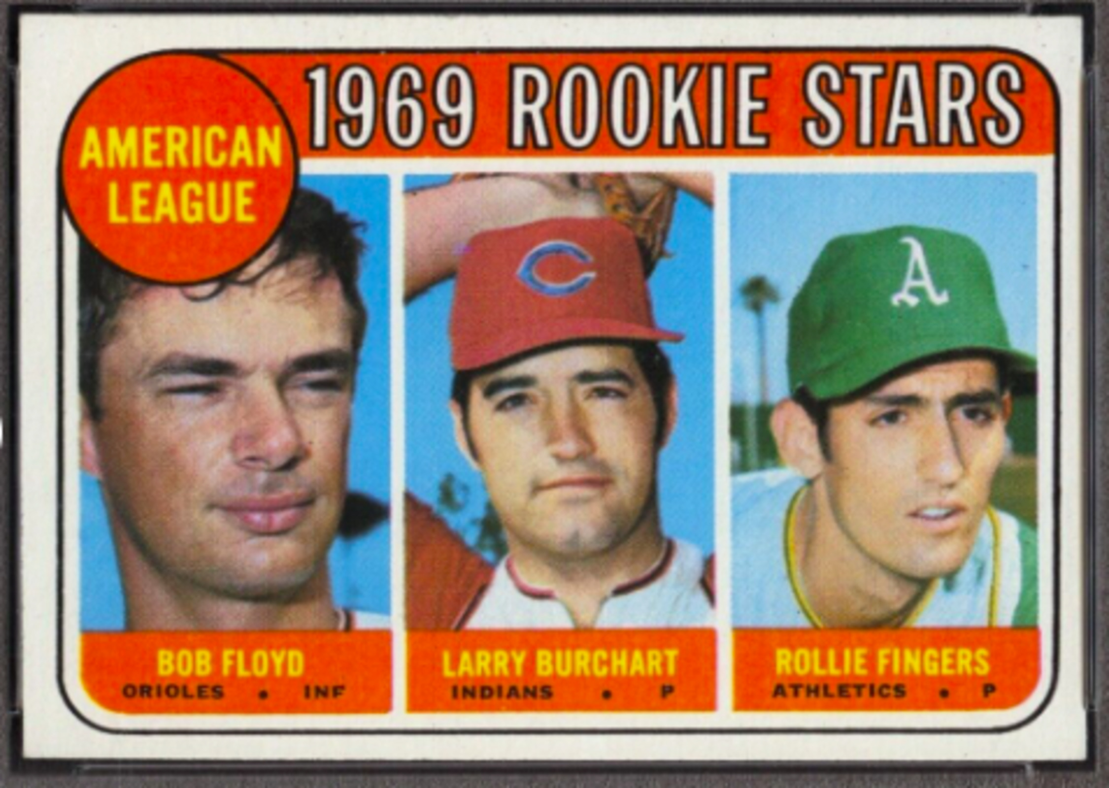 1969 Topps Rollie Fingers rookie card