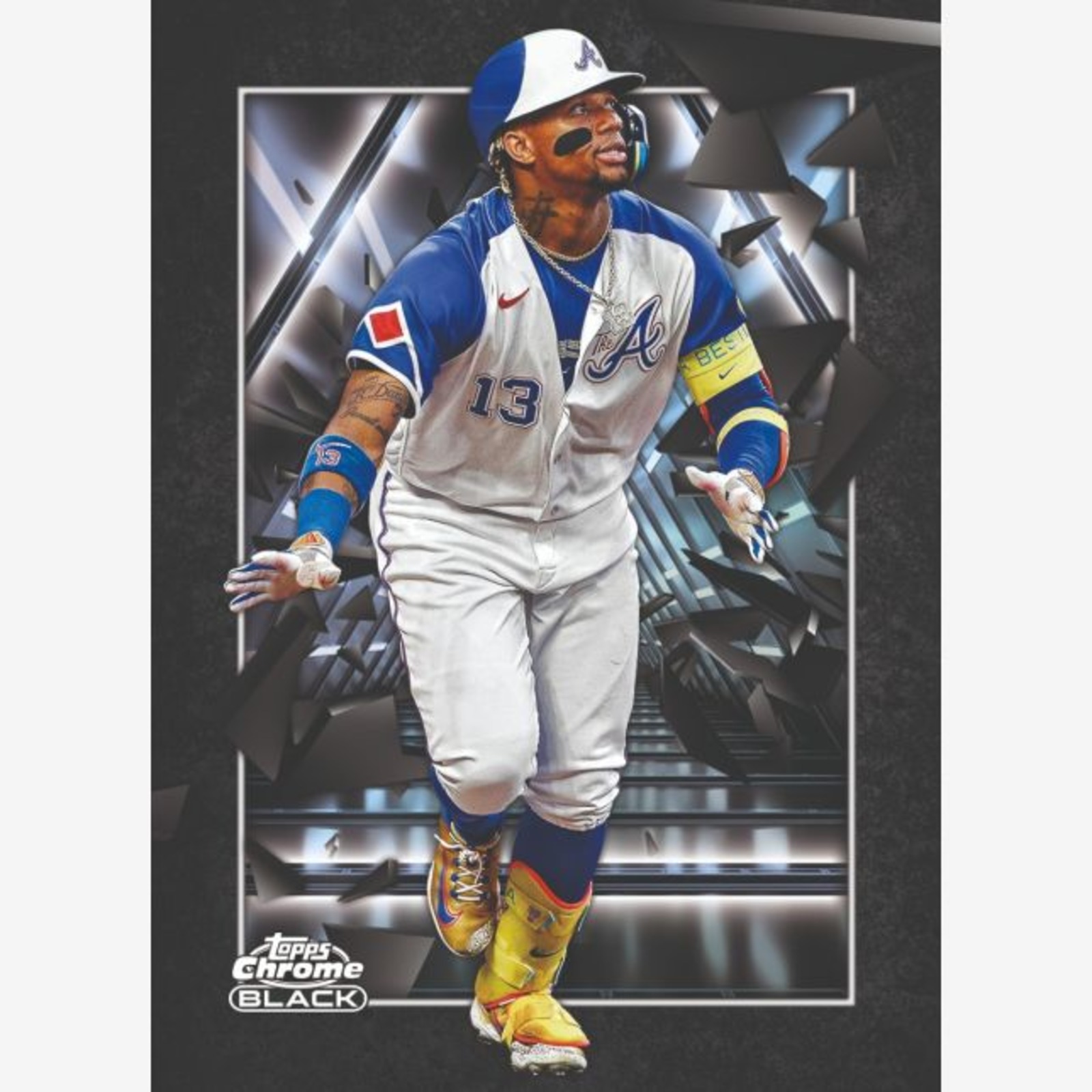 2024 Topps Chrome Black Ronald Acuna Depths of Darkness