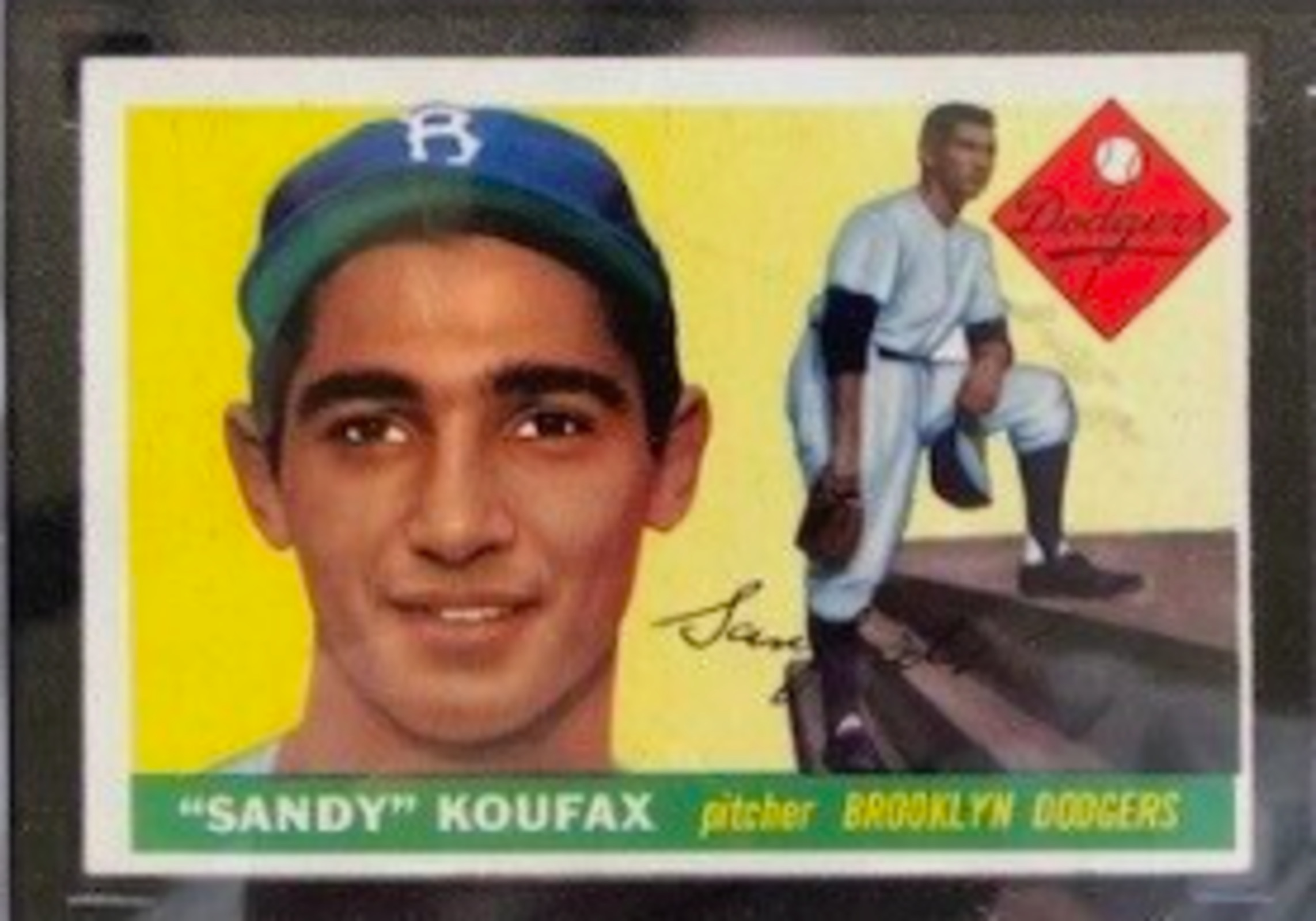 1955 Topps Sandy Koufax rookie card