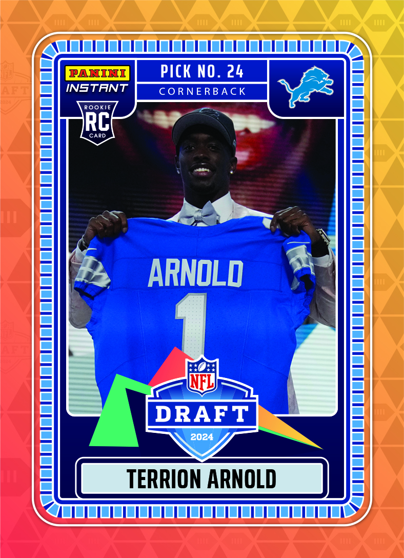 2024 Panini Instant Terrion Arnold rookie card