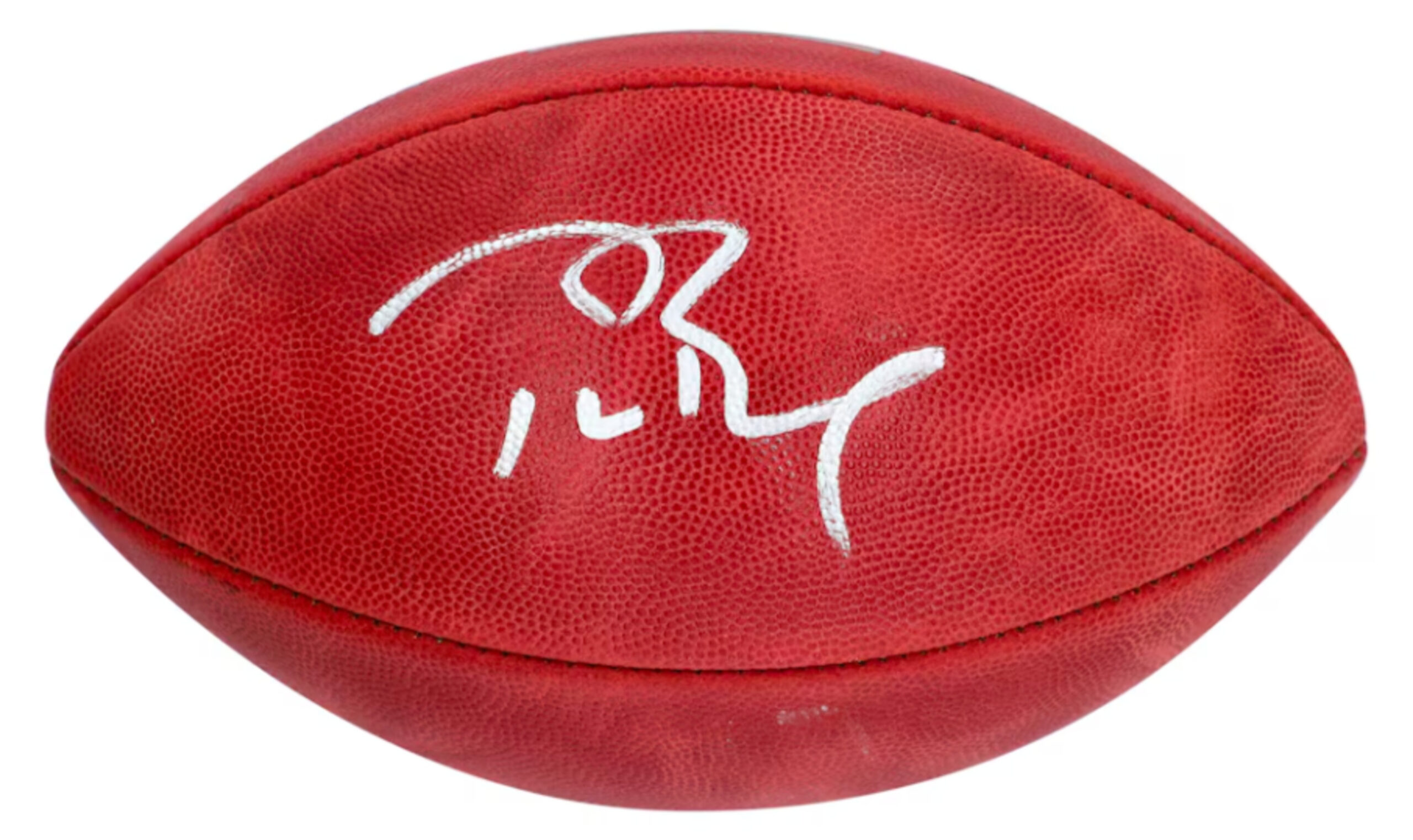 Tom Brady autographed football