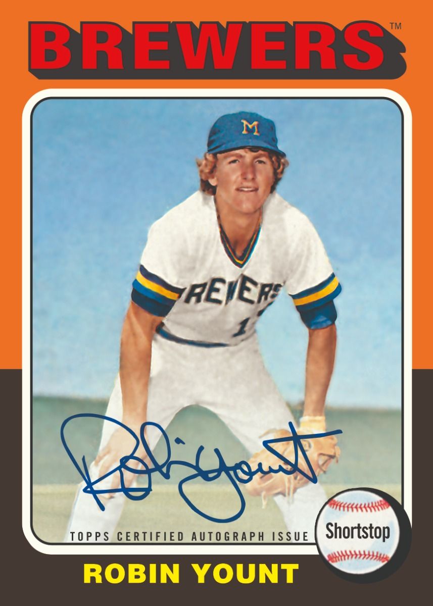 2024 Topps Heritage Robin Yount Real One Autograph