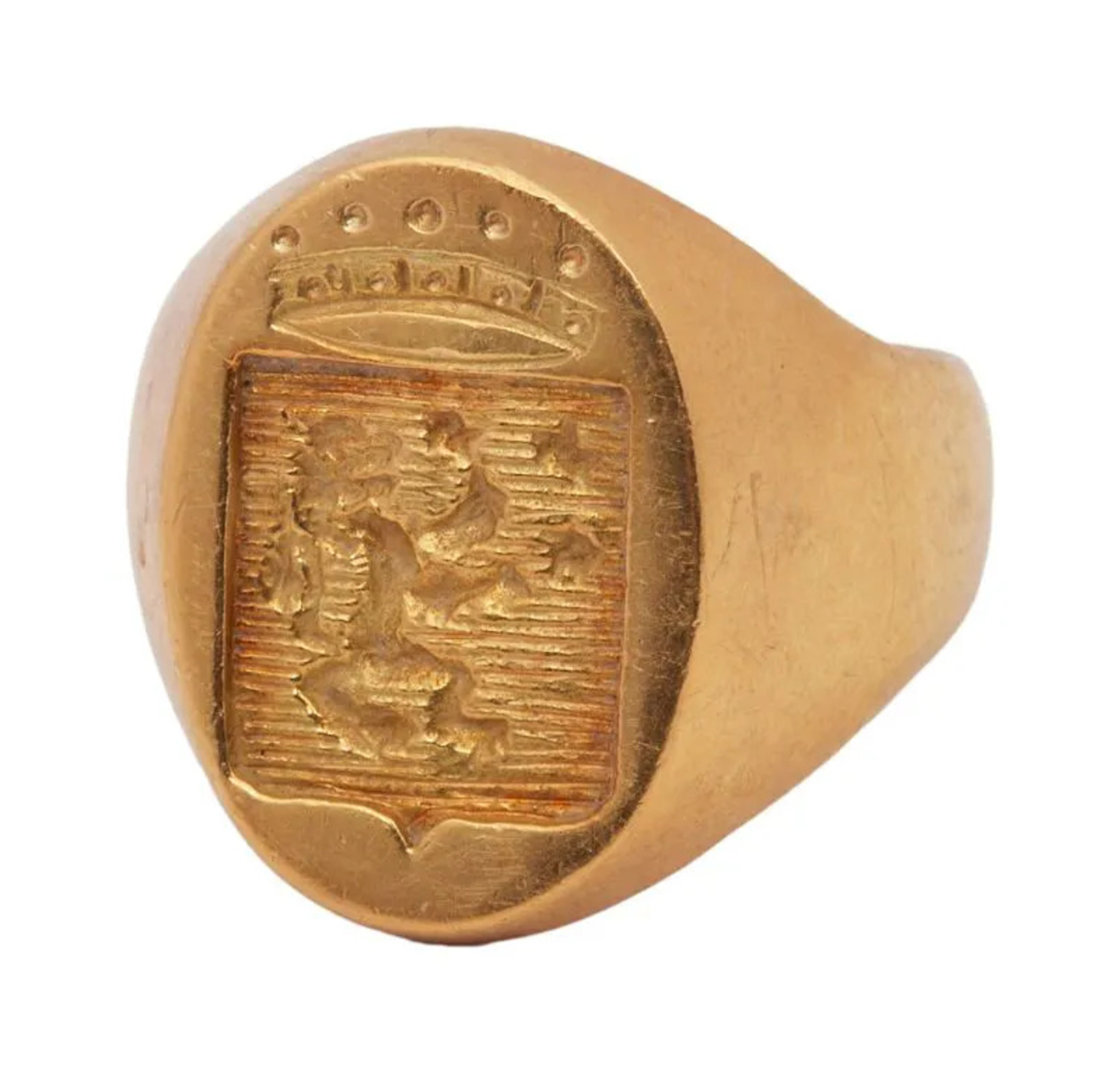 Sinatra Family Gifted Family Crest Signet Ring