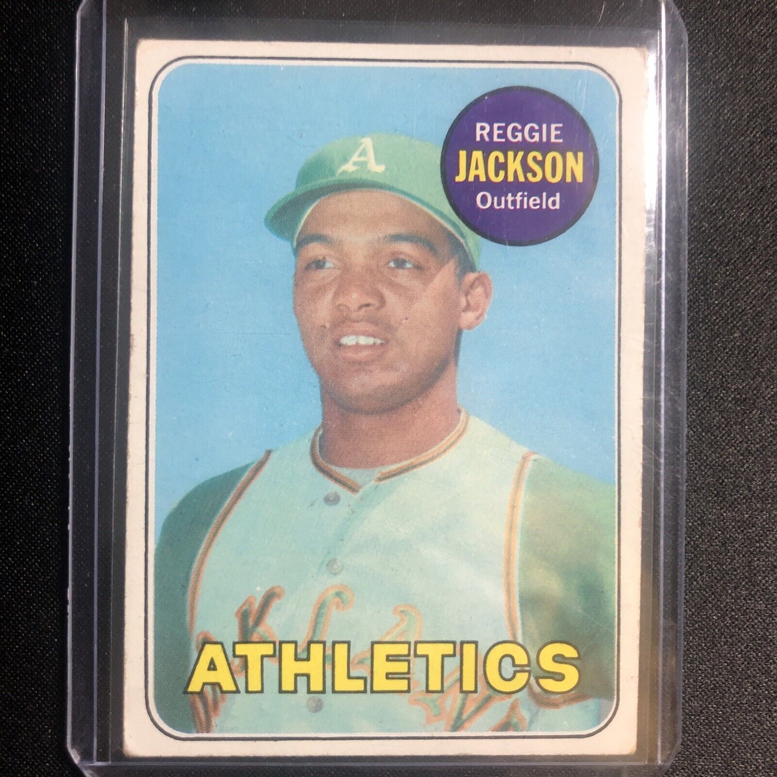 1969 Topps Reggie Jackson rookie card
