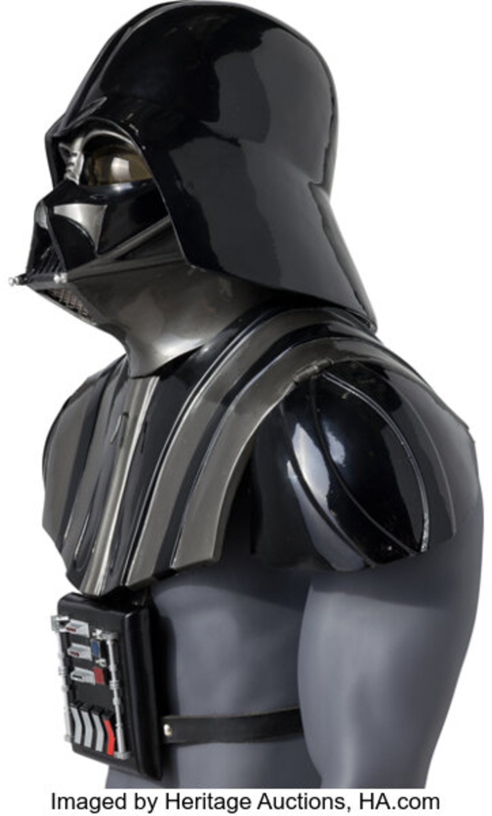 "Darth Vader" Promotional Helmet, Shoulder Armor and Chest Box.