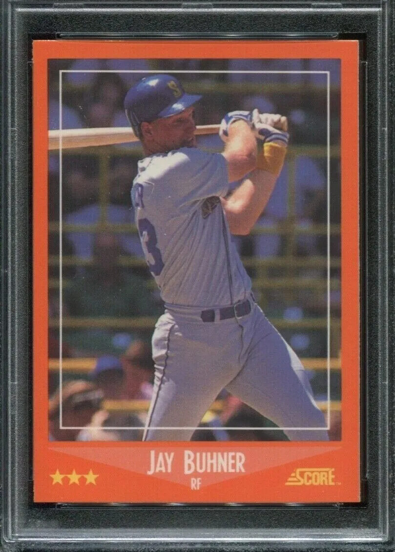 1988 Score Rookies/Traded Glossy Jay Buhner rookie card