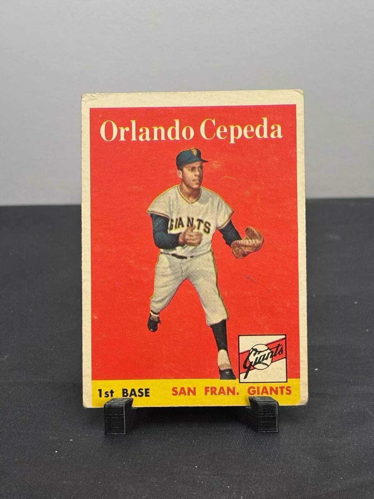 1958 Topps Orlando Cepeda rookie card