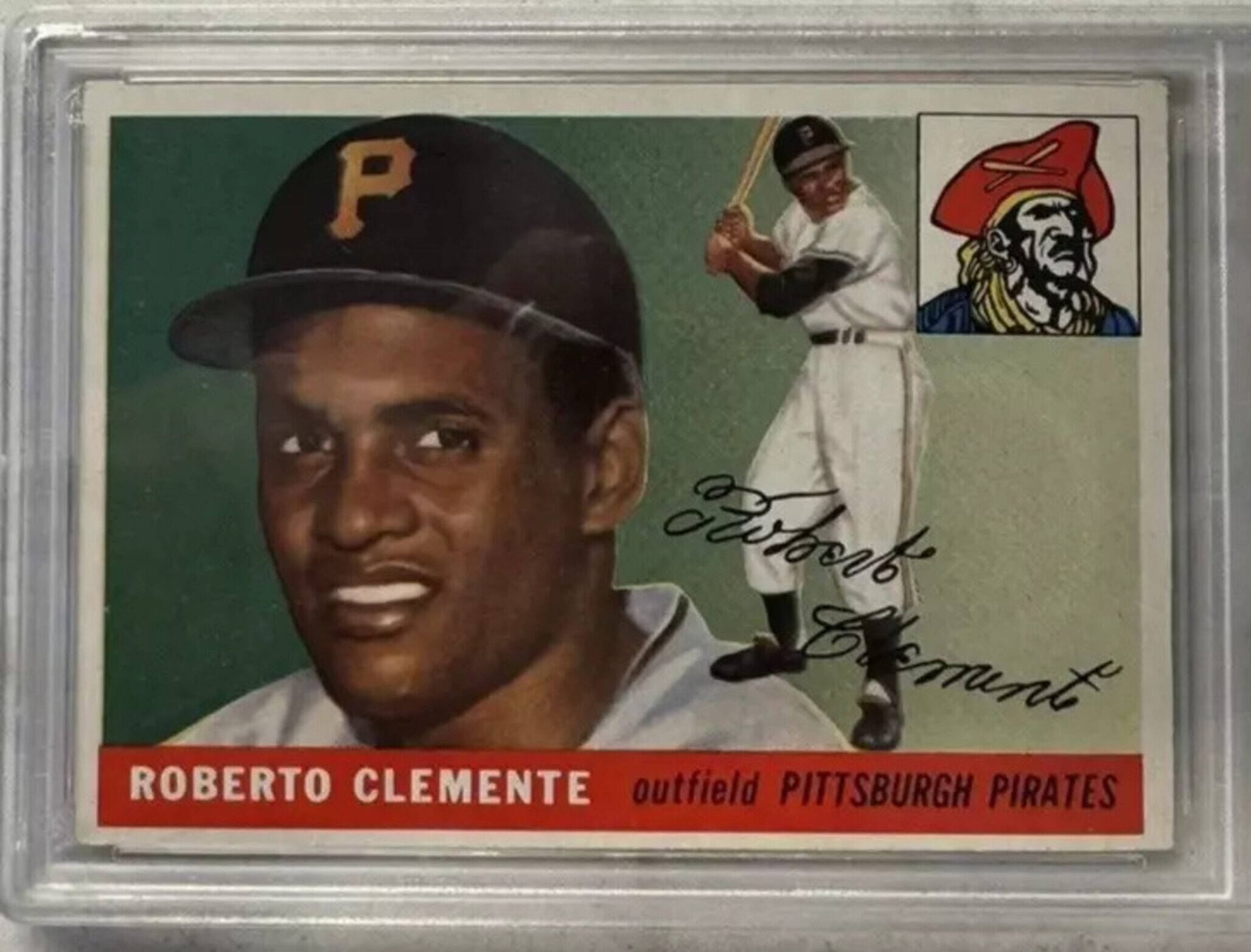 1955 Topps Roberto Clemente rookie card