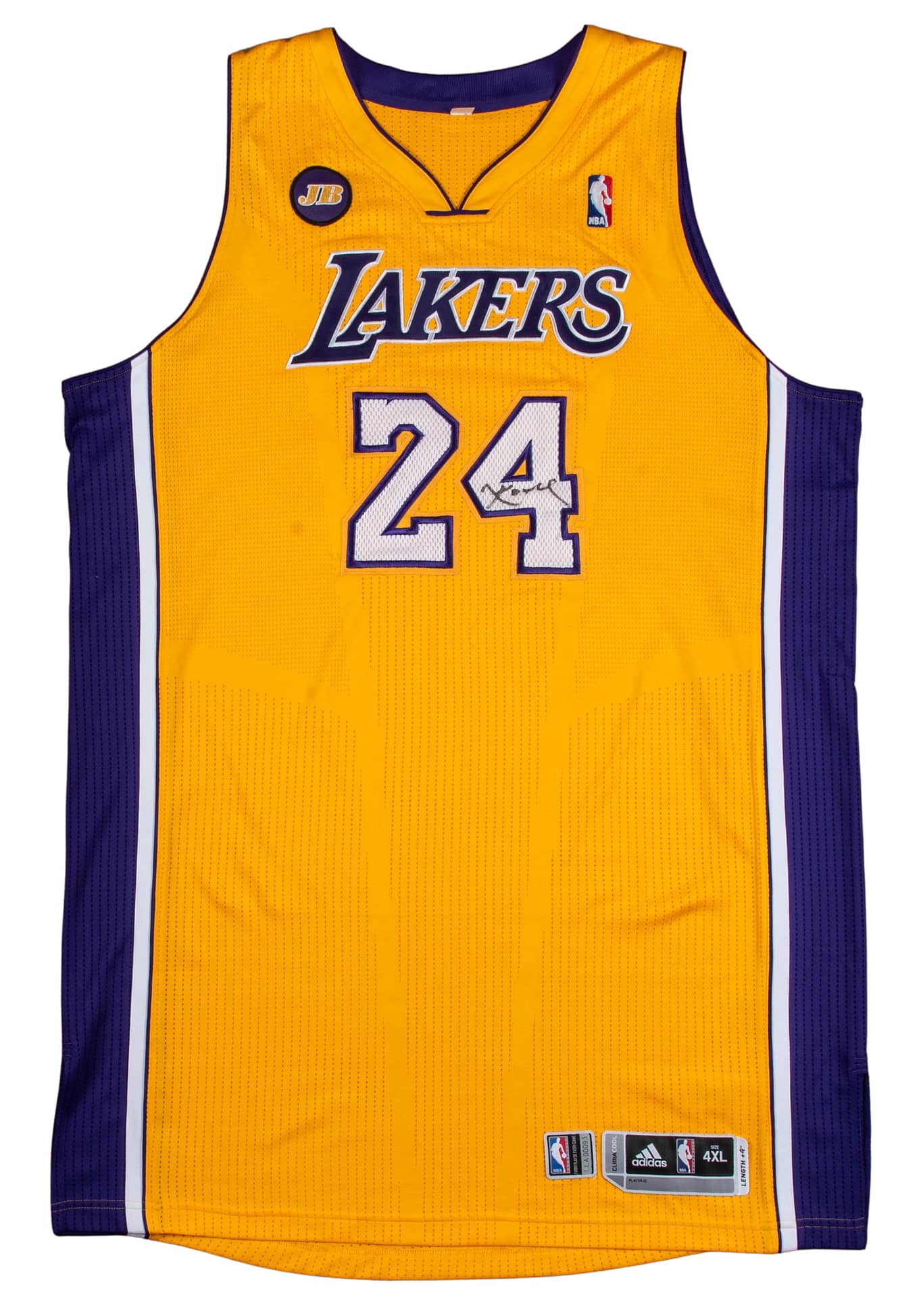 The Los Angeles Lakers jersey Kobe Bryant wore when he tore his Achilles in 2013
