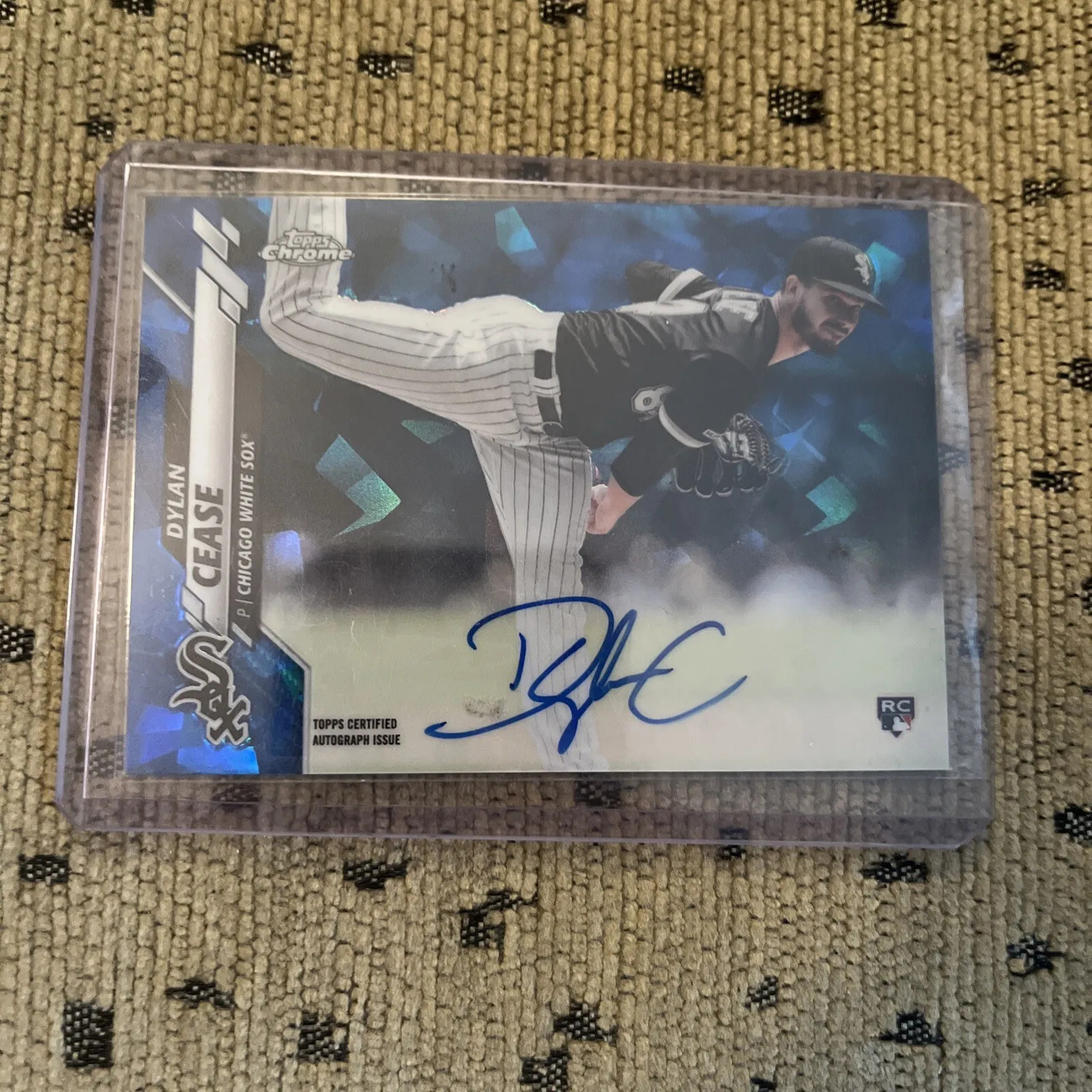 2020 Topps Chrome Sapphire Autograph Dylan Cease